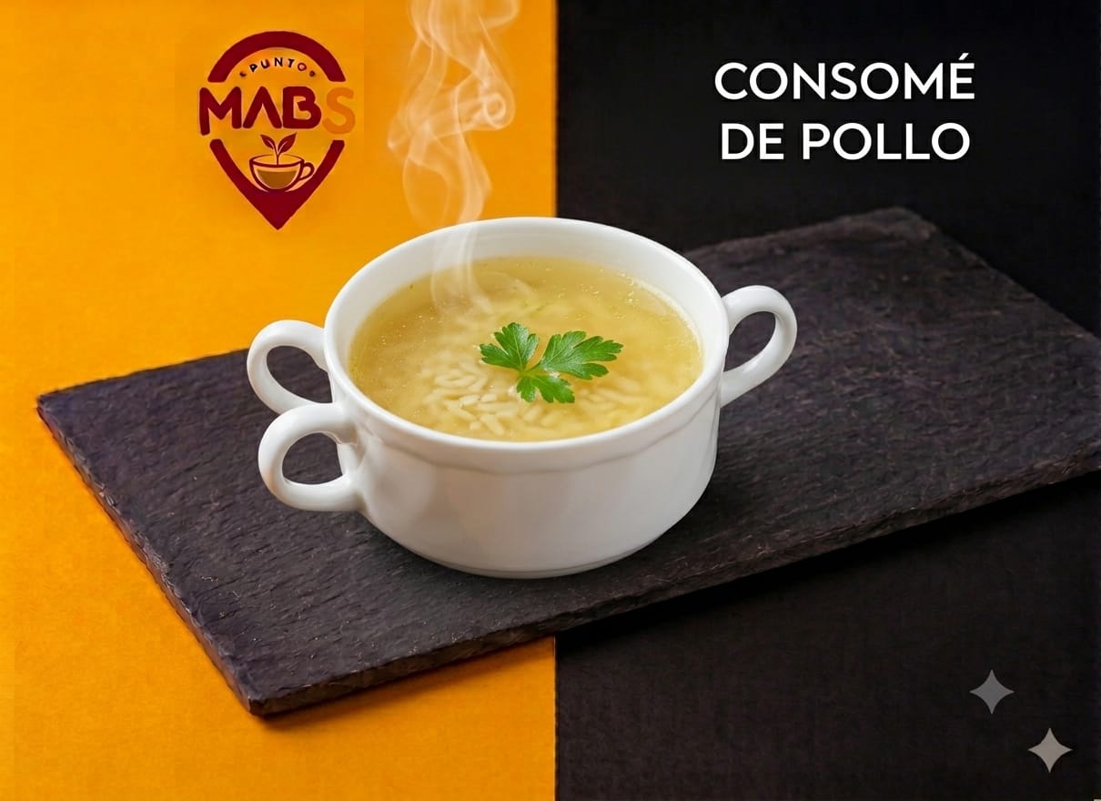 Consome de pollo